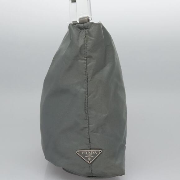 PRADA Shoulder Bag Nylon Gray - Picture 5 of 12